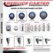 Service Caster 35 Inch Blue Polyurethane 12 Inch Threaded Stem Caster with Brake SCC-TS20S3514-PPUB-BLUE-PLB-121315 - alternate 4